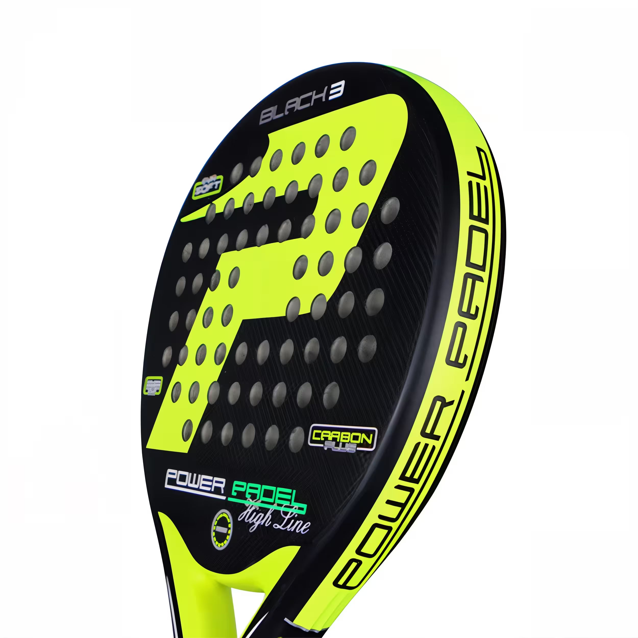 Pala Power Padel Black 3 Rugosa