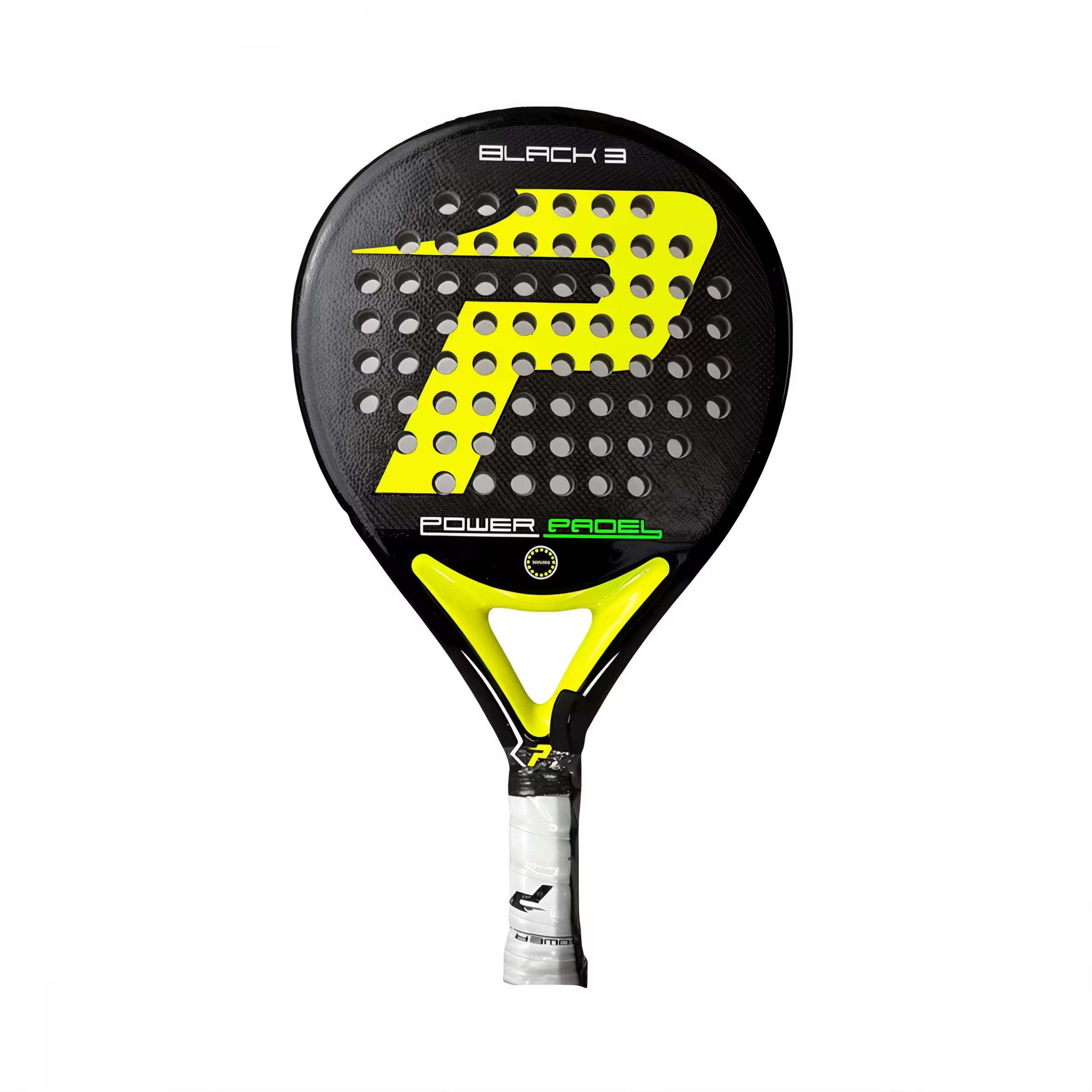 Pala Power Padel BLACK III YELLOW RUGOSA