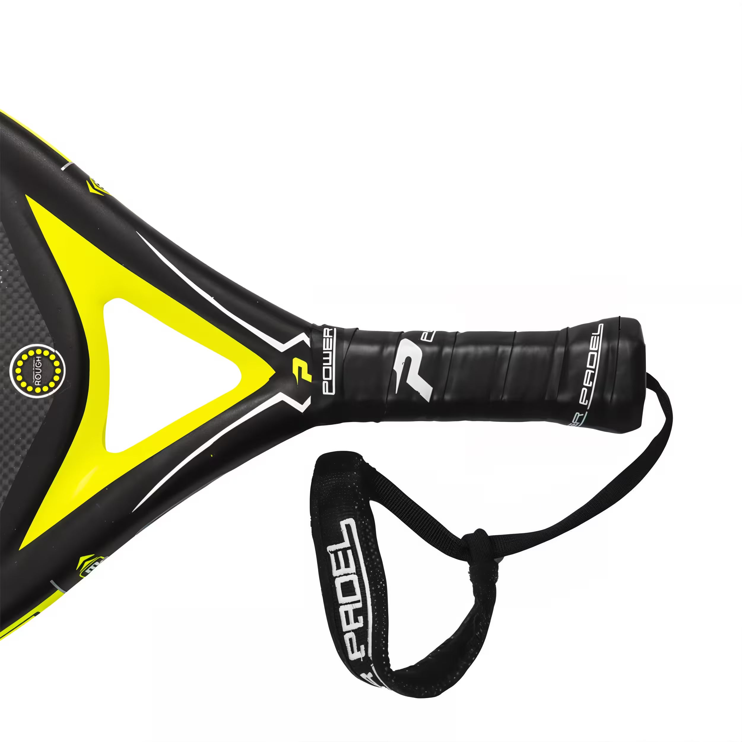 Pala Power Padel BLACK III YELLOW RUGOSA