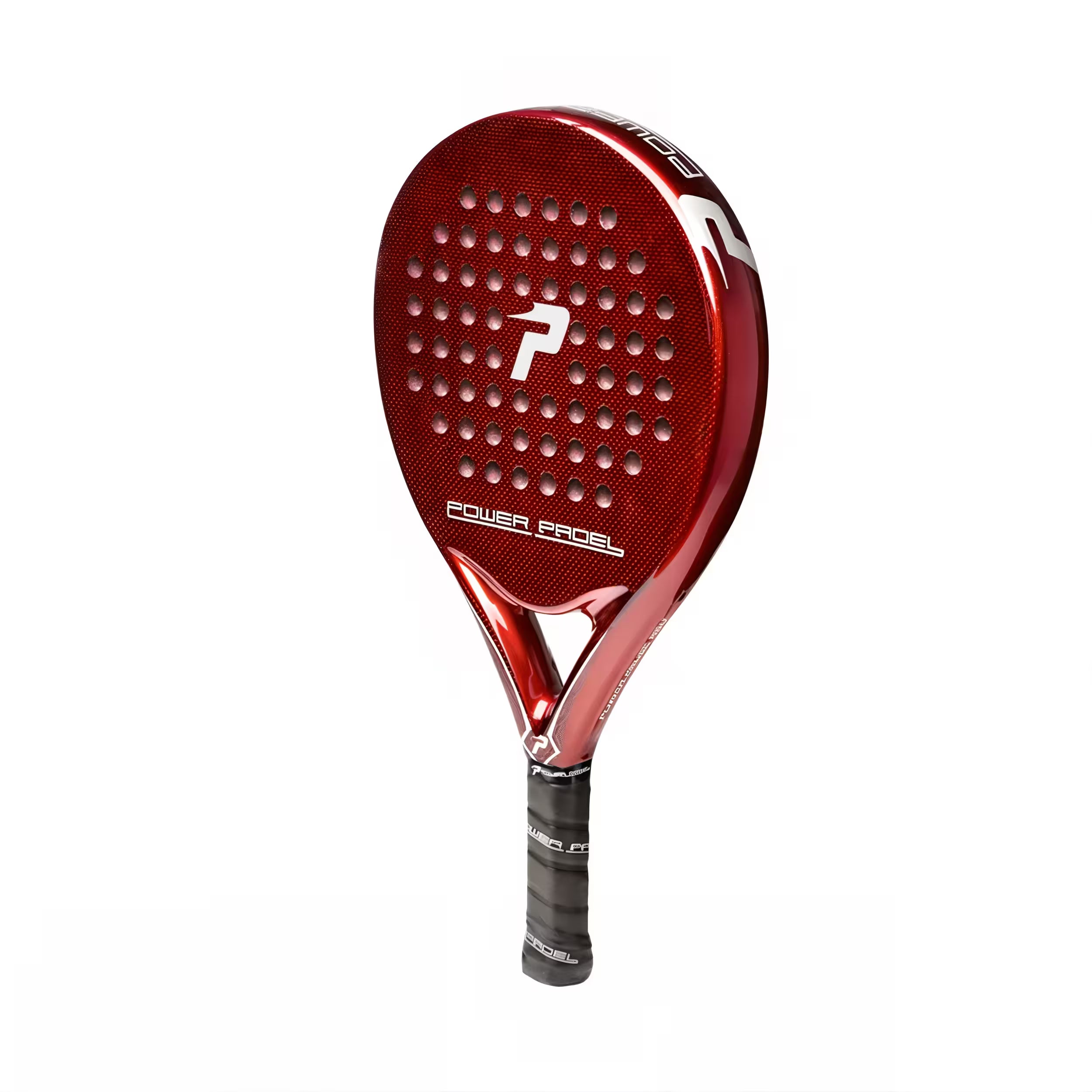 Pala Power Padel Red Brillo